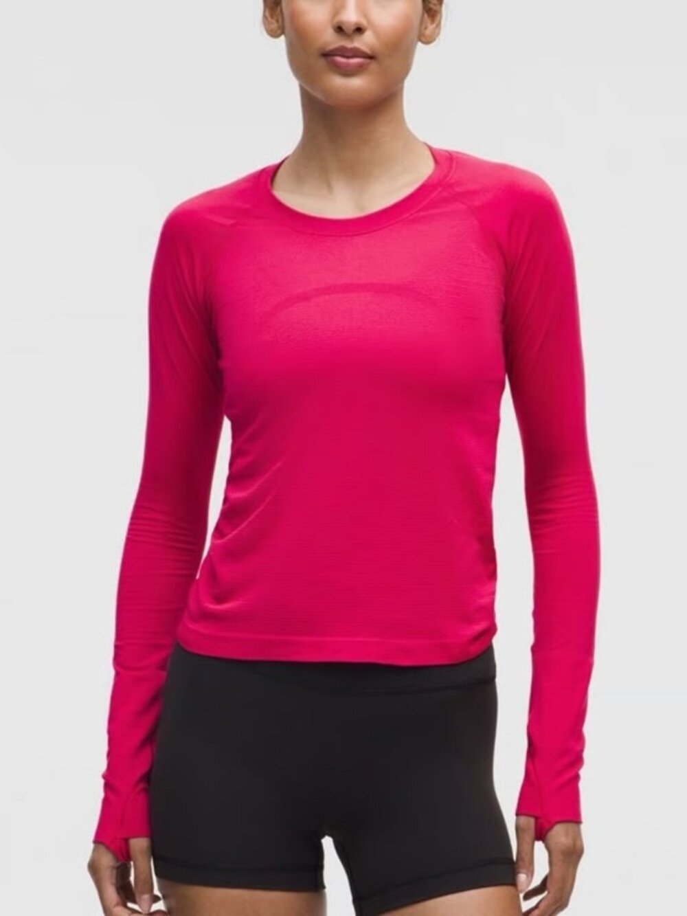 Lululemon Swiftly Tech Long-Sleeve Shirt 2.0 (Race Length) Pink Dragonfruit